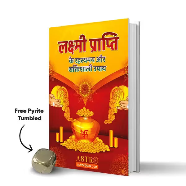 लक्ष्मी प्राप्ति के उपाय – Hindi Book + Free Pyrite Tumbled (Money Attraction Stone)
